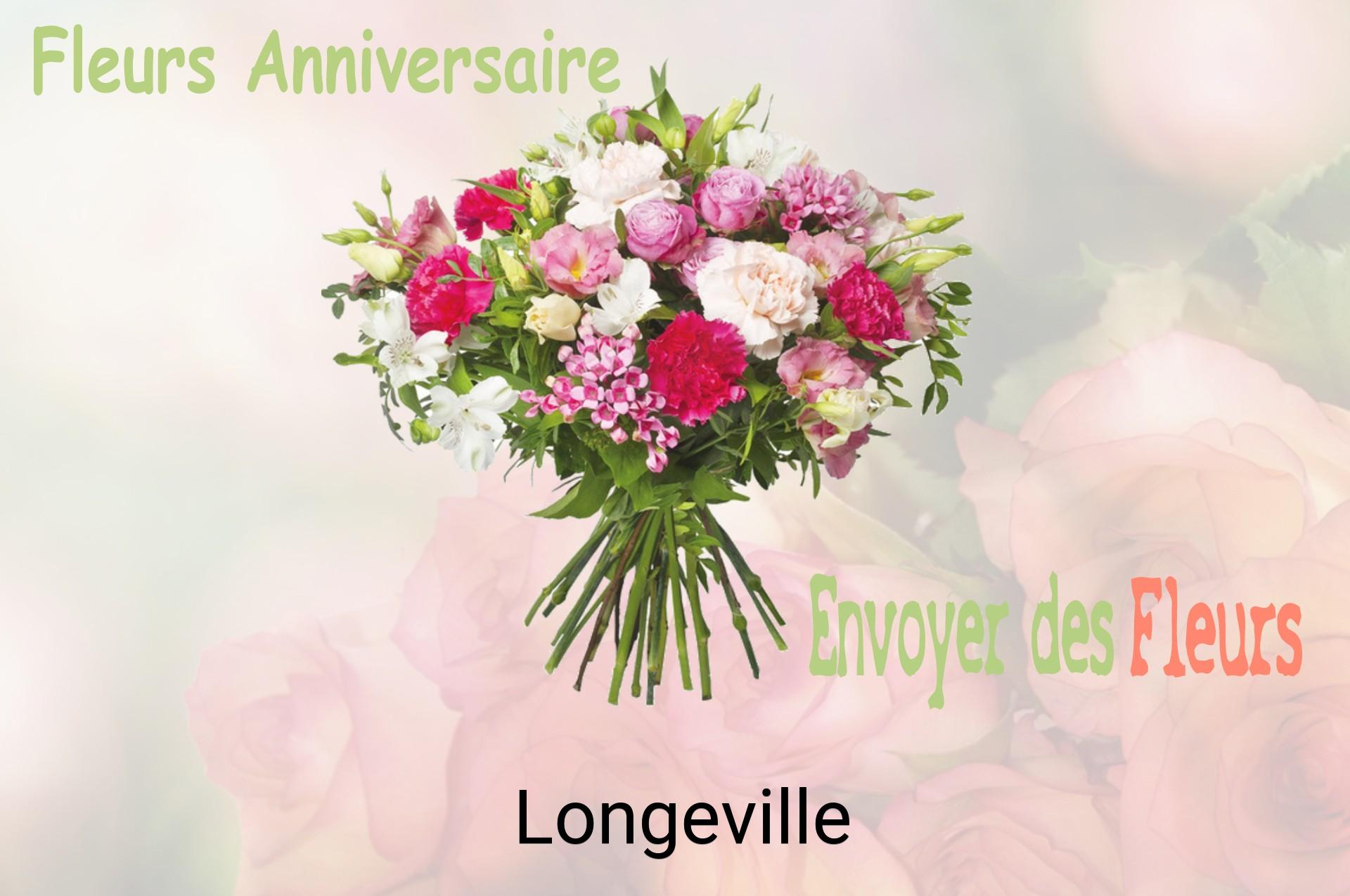Bouquet de fleurs d’anniversaire livré à Longeville